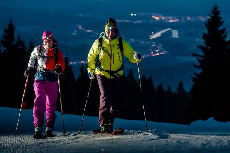večerní skialpy, Pec pod Sněžkou
