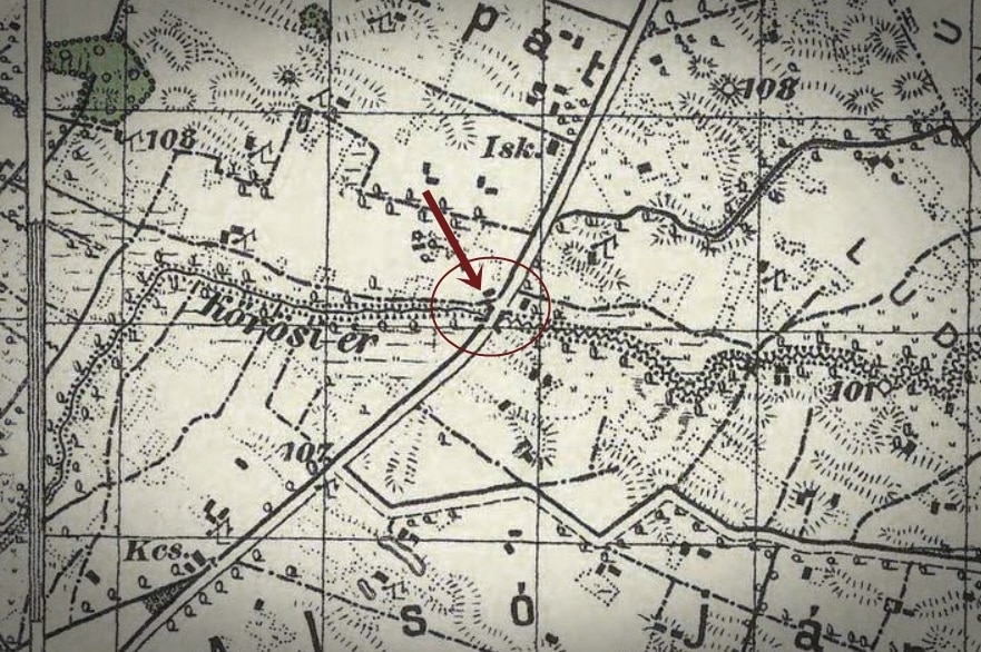 1941-es katonai térkép
