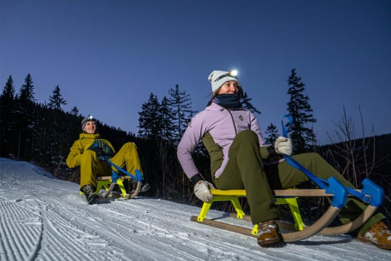 Sáňkování, Černá hora