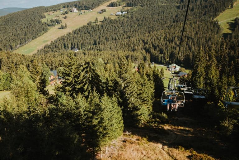 lanovka Hnědý vrch, Svatý Vavřinec