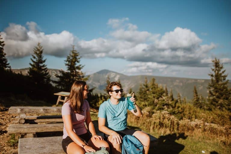 výhledy na trasách v Peci pod Sněžkou