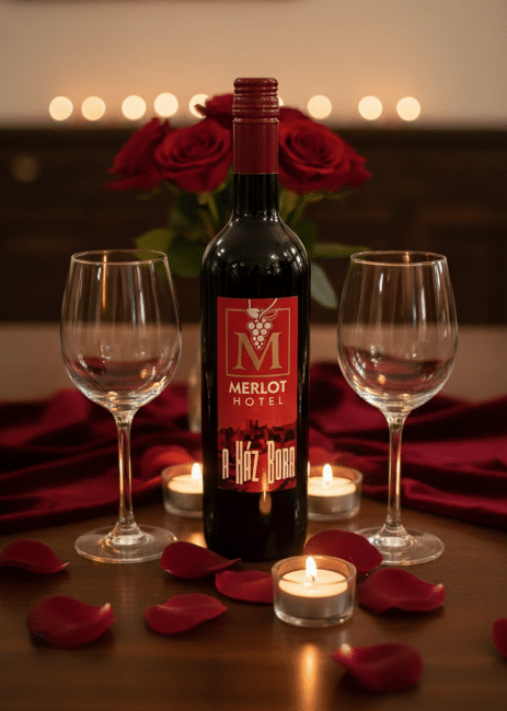Merlot Hotel A ház bora