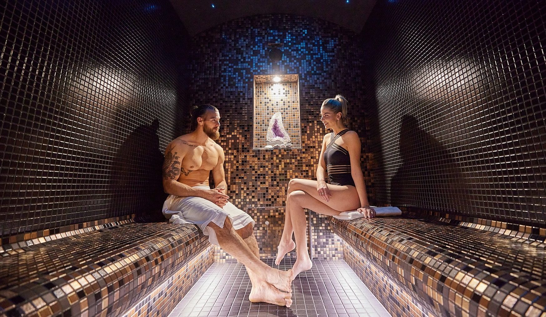 Parní sauna v Aparthotelu Svatý Vavřinec