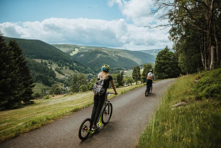 Trasy pro koloběžky, Aparthotel Svatý Vavřinec