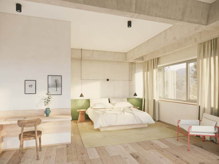 Modernes Hotelzimmer