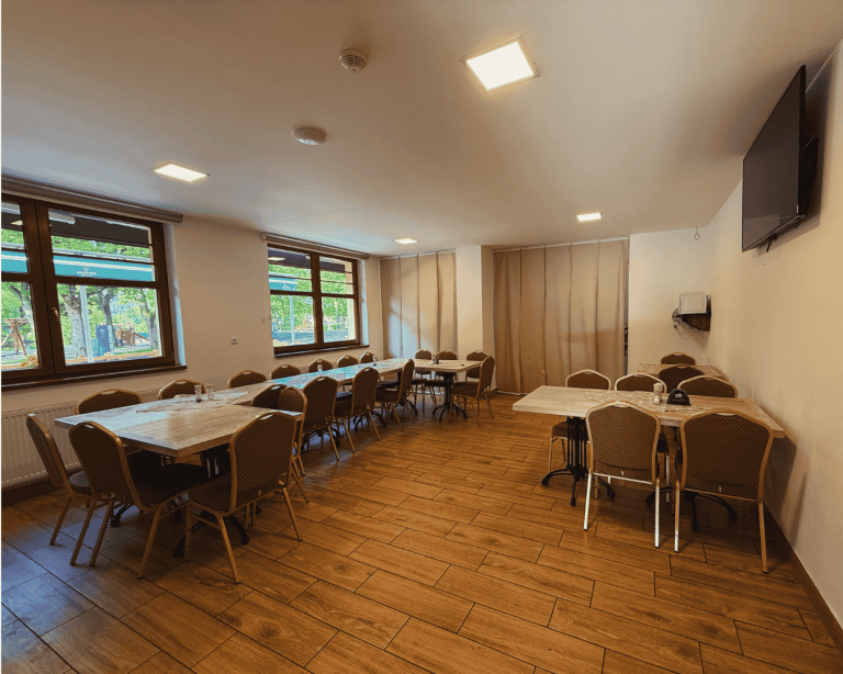 Menší konferenční místnost v Parkhotelu Smržovka