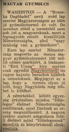 Bérmunkás újságcikk