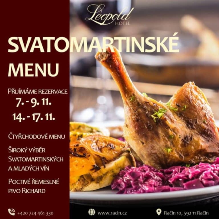 Svatomartinské menu 2025