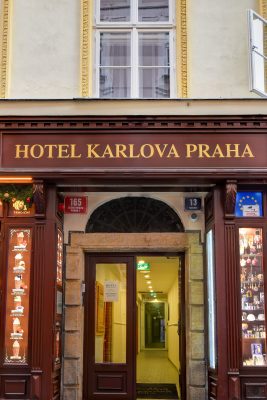 Hotel Karlova 13<br>Hl. recepce - 27 pokojů