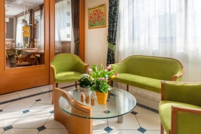 lobby at the reception