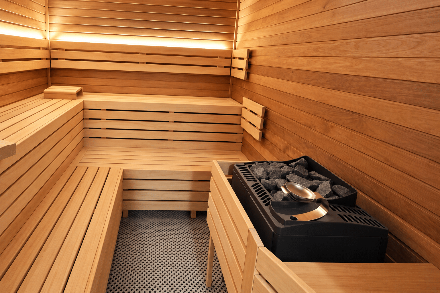Nově zrekonstruovaná sauna Modrokamenné boudy