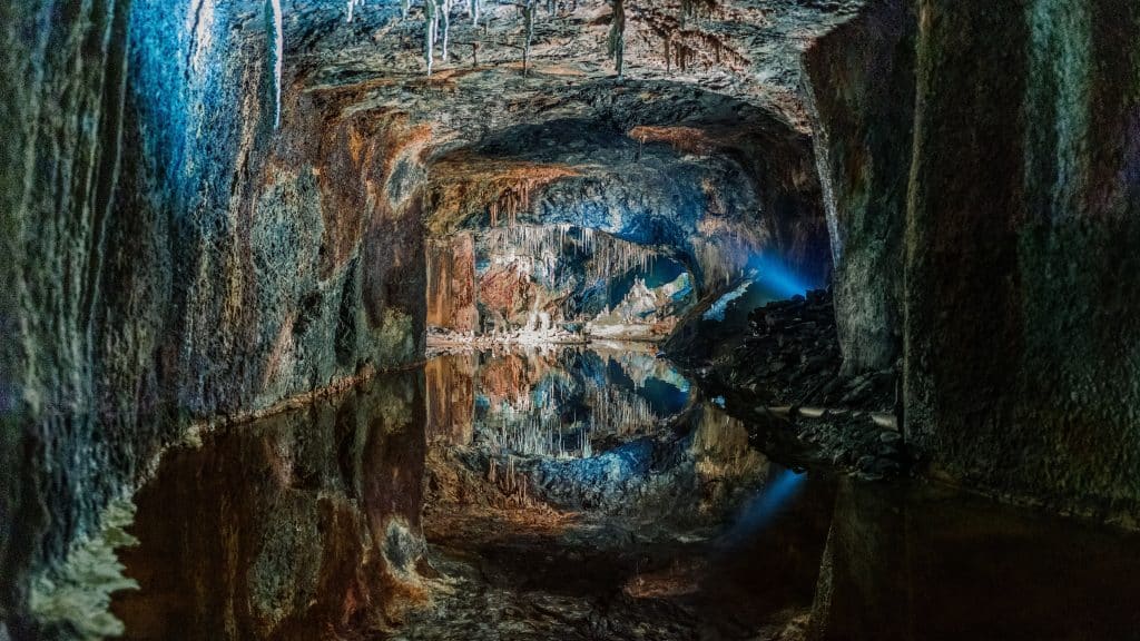 Blick in die Saalfelder Feengrotten