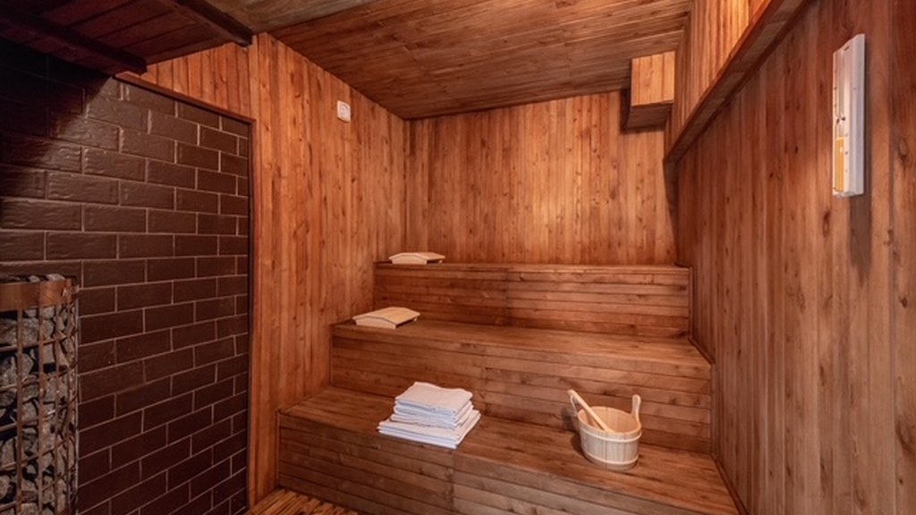 Privátní finská sauna v hotelu Šedý Vlk v Harrachově