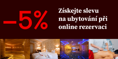 Sleva 5 % na ubytování Karlovy Vary